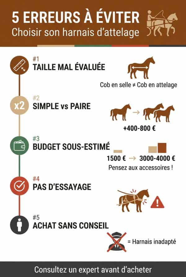 Les erreurs fréquentes lors du choix d'un harnais