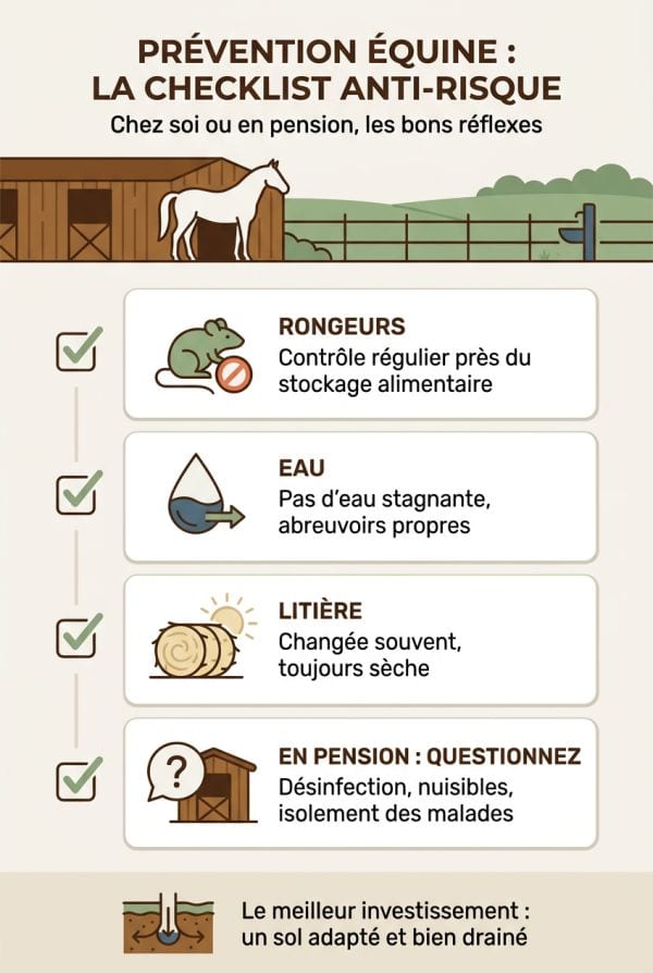 Checklist de prévention selon votre situation : chez soi ou en pension