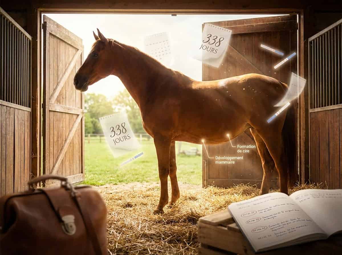 Calculer la date de mise bas d’une jument : méthodes et signes