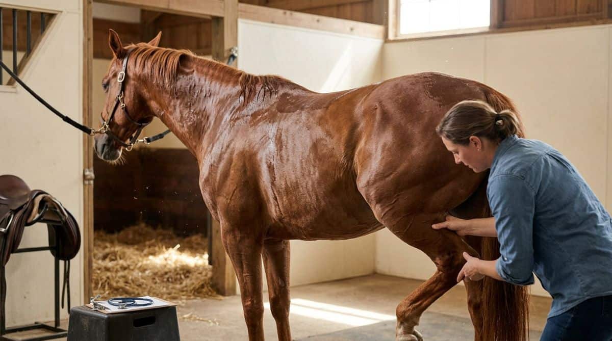 Quels sont les symptômes de la PSSM chez les chevaux ?