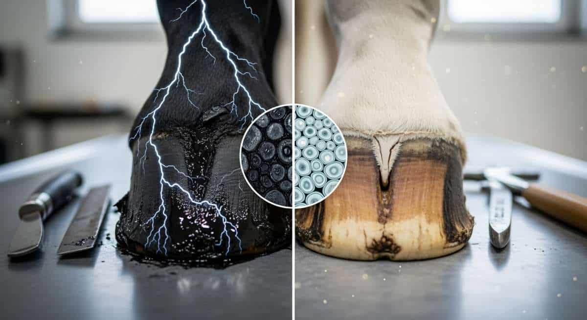 Seime du cheval : l’huile et le goudron aggravent la fissure, stop aux faux soins