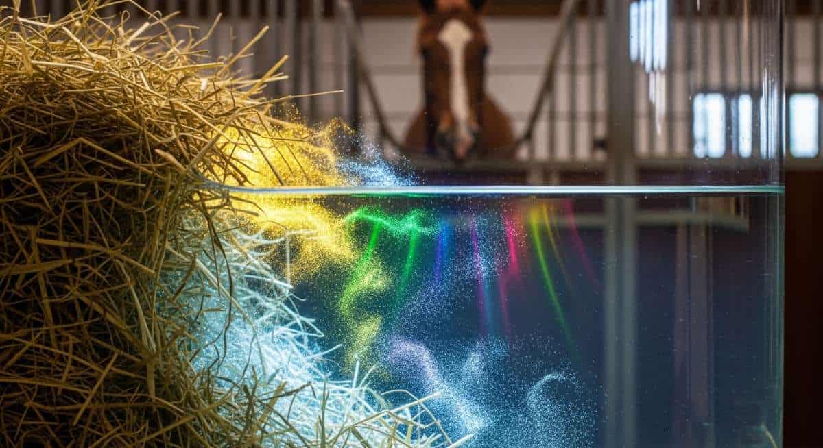 Tremper le foin ruine sa valeur : l’astuce qui sauve la santé de votre cheval