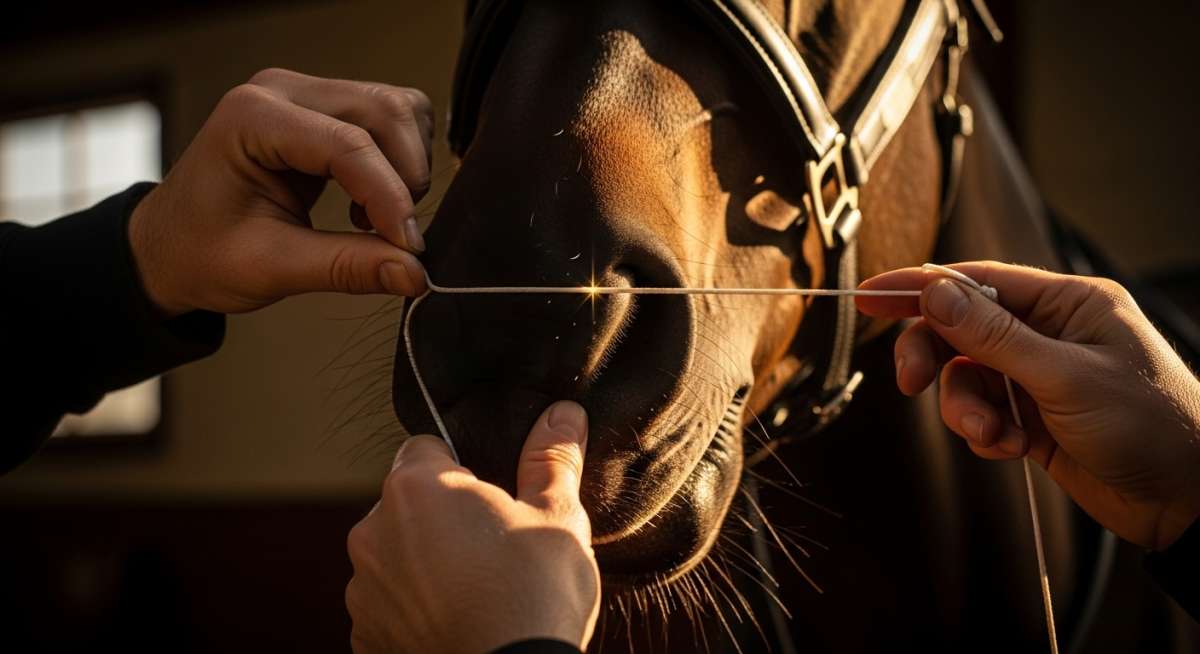 Votre cheval souffre pour rien : la ficelle de 30s qui révèle la bonne taille de mors